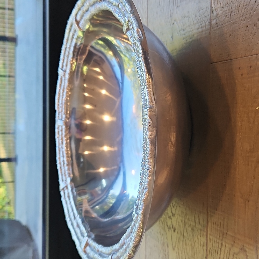 Vintage Mariposa bowl, cast aluminum